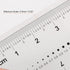 2pcs Film Flexible Ruler 8 Inch 0.5mm Scale PET Plastic Folding Straight Ruler Calibration Soft Ruler Measuring Tool for Factory, Transparent...