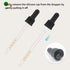 Glass Dropper Pipettes Compatible with SodaStream Bubly Bubbly Drops Flavors for Soda Stream Accessories (Black, 3Pcs)...