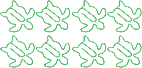 Fancy Paperclips, 100Pcs Small Paper Clips Strong Clamping Widely Used for School (Sea Turtle)...
