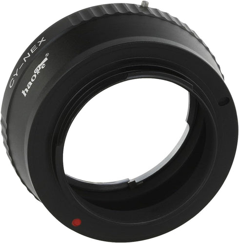 Haoge Lens Mount Adapter for Contax Yashica C/Y CY Mount Lens to Sony E Mount NEX Camera as a3000 a3500 a5000 a5100 a6000 a6400 a6500 A7 A7R A7S A...