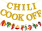 Chili Cook Off banner Decorations, cooking Chili Contest Tasting Competition Party Banners Chili Festival Party Supplies for Kitchen decorations f...