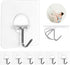 Adhesive Wall Hooks for Hanging Heavy Duty Towel Coat Hooks Waterproof Transparent Hook for Bathroom Shower Kitchen Keys Door Outdoor Home Improve...