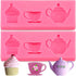 Meiyouju 2 Pack Teapot Silicone Molds, Food Grade Silicone Molds for Candy, Cake Decoration, Chocolate, Jewelry Making, Polymer Clay...