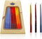 Majestic Giftware Multicolor Hanukkah Candles - CP15 | 45 Dripless Handcrafted Chanukah Candles for All 8 Nights of Hanukkah | Manufactured by Saf...