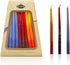 Majestic Giftware Multicolor Hanukkah Candles - CP15 | 45 Dripless Handcrafted Chanukah Candles for All 8 Nights of Hanukkah | Manufactured by Saf...