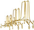 LIONWEI LIONWELI 6 Pack Iron Display Stand,Gold Iron Easel Plate Holder Stand for Displaying Pictures, Plates, Books and Arts (4, 6, 8 inch)...