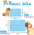 Dog Cooling Mat Pet Cooling Pads Dogs & Cats Pet Cooling Blanket for Outdoor Car Seats Beds (Blue, 28IN * 40IN)...