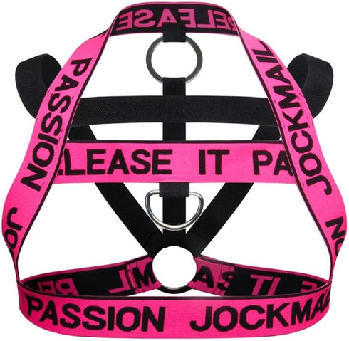 JOCKMAIL Mens Fitness Harness Shoulder Strap Mens Fitness Body Chest Half Harness Athletic Shoulder Strap Harness...