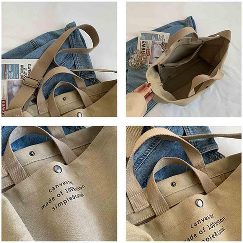 Sumleno Women Large Canvas Tote Handbags Casual Shoulder Work Bag Crossbody Top Handle Vintage Grunge Hobo Bag...