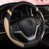 Steering Wheel Cover for Car Leather Universal Steering Wheel Covers for Men Women Fit Cars SUV Truck Pickup 15inch (Beige)...
