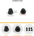 18 Pieces Brake Bleeder Screw Caps,Grease Zerk Fitting Cap Rubber Dust Stem Cover, Universal Brake Caliper Dust Cover Brake Bleeder Nipple Capbrak...