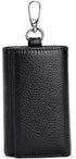 RuoFeng Keychain Key Holder Ring with 6 Hooks Snap Closure (Black)...