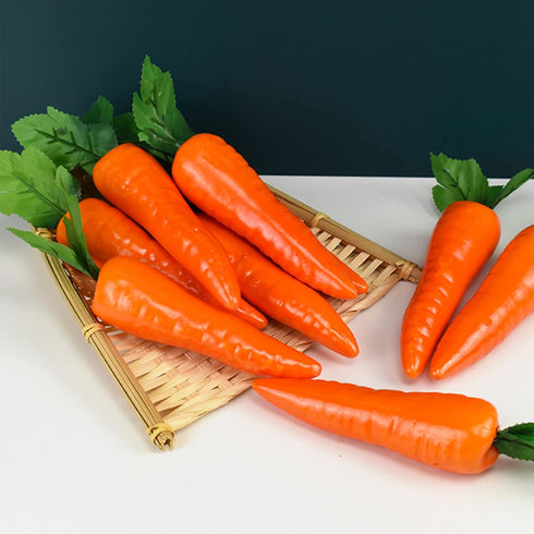 Lorigun 5 Pcs Simulation Carrots Artificial Vegetables Home&Kitchen Decorations...