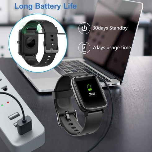 ID208 Plus Smart Watch Charger, Magnetic USB Charging Cable Replacement Charger Cable Compatible with WMK ID208 Plus 1.8 Inches /Quican ID208 Plus...
