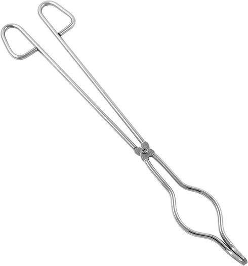 QWORK 16" Stainless Steel Crucible Tongs for Laboratory, Industry...