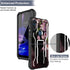 FITO Moto E Phone Case, Dual Layer Shockproof Heavy Duty Case for Moto E 2020 Phone with Screen Protector, Built-in Kickstand (Pink Flowers, Moto ...