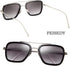 FEISEDY Retro 70s Pilot Sunglasses Tony Sunglasses Trendy Women Square Sun Glasses B2510...