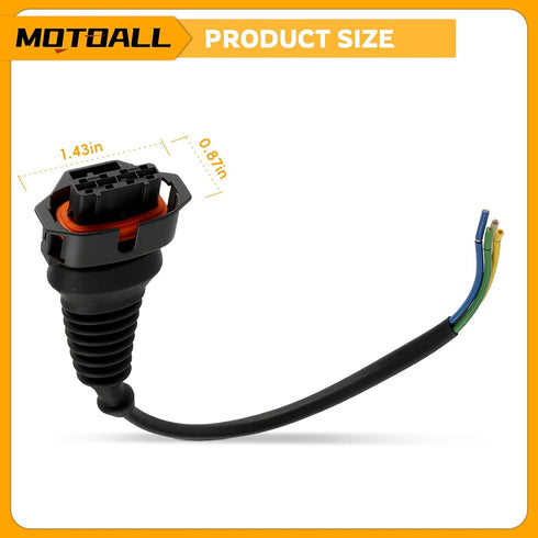 MOTOALL T-Map Sensor Pigtail Harness Wire Lead Wiring Connector Plug Cable Repair Kit 4 Way for 2875542 Polaris Scrambler RZR Sportsman Ranger 570...