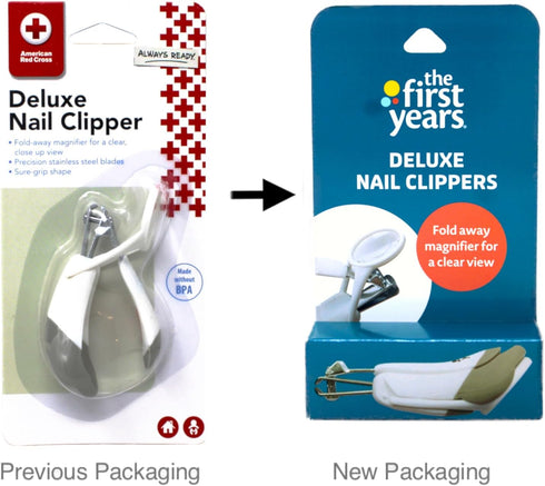 The First Years American Red Cross Deluxe Nail Clipper with Magnifier...