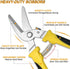 8 Inch Heavy Duty Scissors, Multifunction Shears for Cutting Cable Wires, Cardboard (8-Inch Curve Snips)...