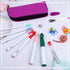 7 Sizes Crochet Hooks Set (7mm-20mm) with 9 Pcs Large-Eye Blunt Needles, Huge Plastic Crochet Hook Crochet, Adjustable Knitting Loop, Extra Large ...