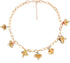 Set Cutie Creative Colorful Mushroom Star Moon Shape Pendant Chain Beaded Necklace Anklets Bracelet Sweet Fresh for Women Jewelry Gifts White Dot ...