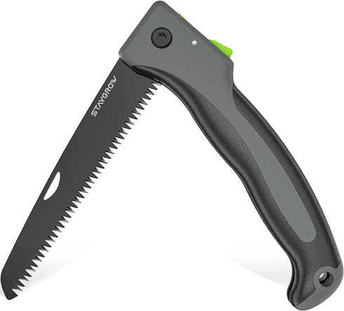 7-Inch Folding Hand Pruning Saw, Heavy Duty Foldable Garden Saws with 7” Hardened SK5 High Carbon Steel Blade for Tree Trimming, Live/Dry Wood Cut...