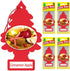 LITTLE TREES Air Fresheners Car Air Freshener. Hanging Tree Provides Long Lasting Scent for Auto or Home. Cinnamon Apple, 24 Air Fresheners...