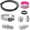 CL200 Offline Chlorinator Hose Swimming Pool Tubing Connection Kit with Saddle Connectors Clamps and Check Valve Control Valve Fits for CLX220PAK,...