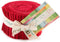 Bella Solids Red Jr Jelly Roll (9900JJR 16) by Moda House Designer for Moda, 2.5 x 44 inch strips...