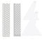 2 Pieces Stainless Steel Diamond Mesh Ruler and 2pcs Diamond Painting Fix Tool,5D Diamond Painting Ruler Drawing Ruler with Blank Grids for Diamon...