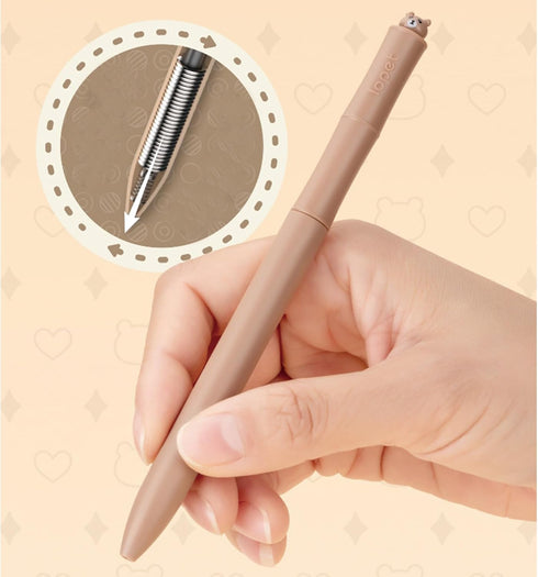 4 Pcs Cute Gel Pens Cute Bear Black Ink Pens 0.5mm Fine Point Smooth Writing Pens Office School Supplies Women Girls Boys Men (4Pcs Bear)...