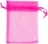ATCG 50pcs 8x12 Inches Large Drawstring Organza Bags Decoration Festival Wedding Party Favor Makeup Pouches (Hot Pink)...