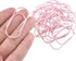HAHIYO Paper Clips 2 inches (50mm) Length Pink Wide Paperclips Vinyl Coated Prevent Scratching Tearing The Pages Sturdy for Bookmark Organize Home...