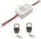 DieseRC 433Mhz Universal Wireless Remote Control Switch DC 12V 1CH RF Relay Receiver Module with 2 Transmitters, EV1527 Learning Code Smart Home R...