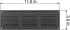 Vent Systems 12'' x 4'' Inch - Anthracite - Air Vent Cover Metal Air Return Grill with Built in Pest Guard Screen HVAC Vent Cover for Home Improve...