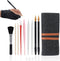 Scratch Painting Art Tool, 11 Pieces Scratching Drawing Tool Set, Including Artist Glove, Tool Bag, Scratch Coloring Pens, Plastic and Wooden Styl...