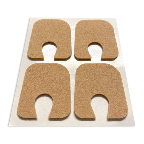 Aetna Foot Products - Adhesive Felt U-Shaped Callus or Toe Pads, Pack of 100, 1/8" Thick...