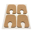 Aetna Foot Products - Adhesive Felt U-Shaped Callus or Toe Pads, Pack of 100, 1/8" Thick...