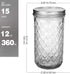 VERONES Mason Jars 12 OZ, Canning Jars Jelly Jars With Regular Lids, Ideal for Jam, Honey, Wedding Favors, Shower Favors,15 PACK...