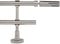 Adjustable Double Curtain Rod, 44-82 Inch, 3/4 Inch Diameter, Brushed Nickel Finish, Wall Mount, Shooting Star Finials...