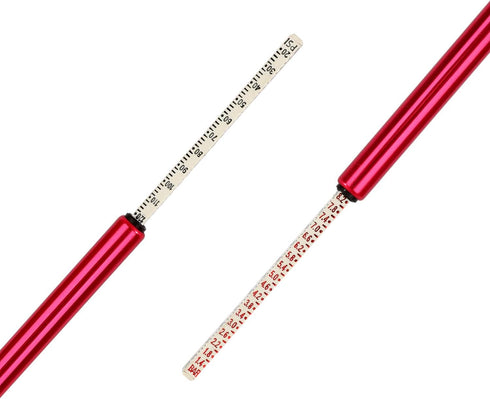 WYNNsky Bike Pencil Style Tire Gauge 20-120 PSI for Use on Trucks, RVs and Bicycle Tires Red...