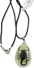 REALBUG Black Scorpion Glow in The Dark Necklace, Small...