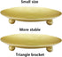 YYaaloa 2 pack Gold Decorative Iron Plate Candle Holder 4.33'' Candle Stand Candle Plate for LED & Wax Candles, Incense Cones, Spa, Weddings (Gold...