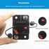 300 Amp Circuit Breaker with Manual Reset 12V-36V DC Waterproof Surface Mount for Car Audio Rv Marine Boat Truck Trolling Motors, 30-300A Car Spea...