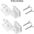 2Pack Gutter Mount Compatible with eufy Security SoloCam S220/C210, eufyCam 2C/2C Pro, 3/S330, 2/2 Pro, 3C/S300, 360°Adjustable Weatherproof Mount...