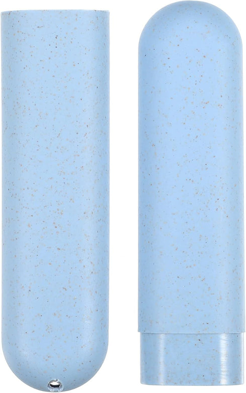 VOCOSTE 2pcs, Traveling Toothbrush Holders Case, PP Toothbrush Case for Travel Business, Blue, 8.07''x1.22''x0.83''...