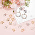 1 Box 36Pcs Brass Clip on Earrings Gold Clip on Earrings Converter Silver Painless with Comfort Pads Non Pierced Earring Components Clip Earring F...