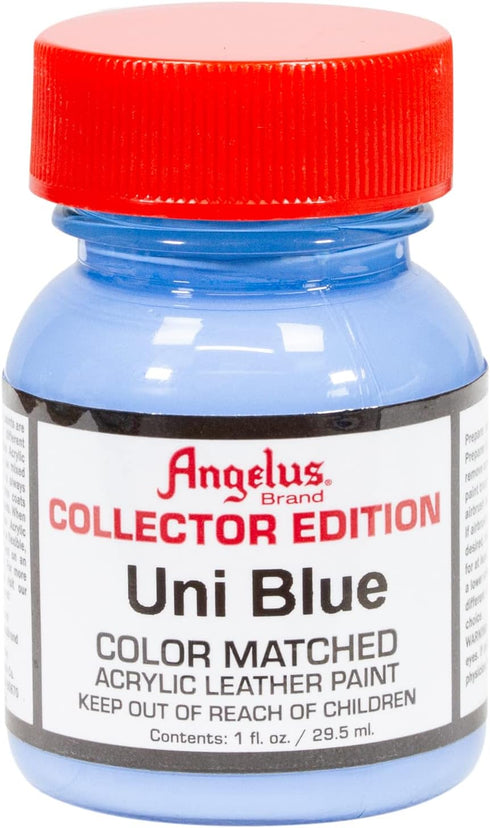 Angelus Collectors Edition Acrylic Leather Paint for Sneaker Customizing UNC Blue- Uni Blue 1oz...