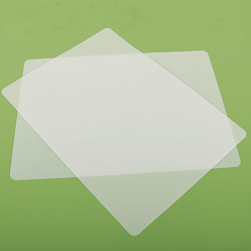 Small Translucent Silicone Mats, 7.9”x9.45” Clear Non-Slip Countertop Protector Liner, Non-Stick Baking Mat, Heat Resistant Placemat for Pastry, (...